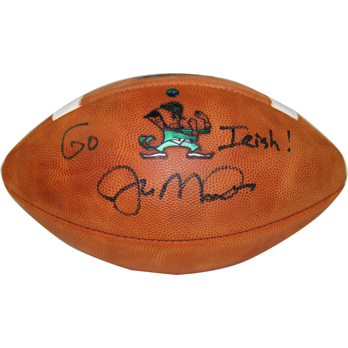 joe montana autographed football